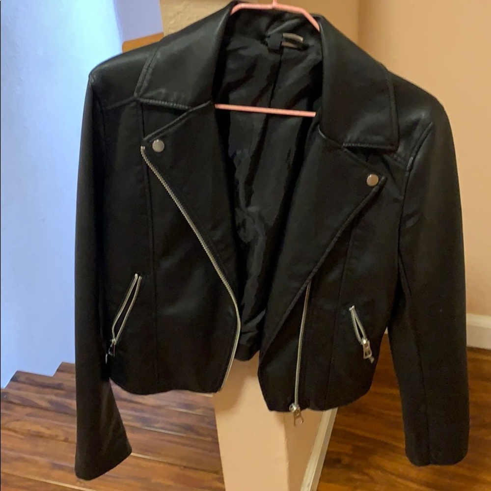 H&M: DIVIDED faux leather jacket
